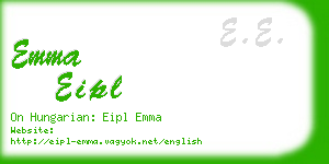 emma eipl business card